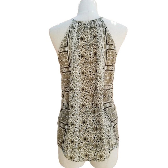 Joie Silk Green Tassel Sleeveless Tank Top Sz Small - Picture 5 of 9